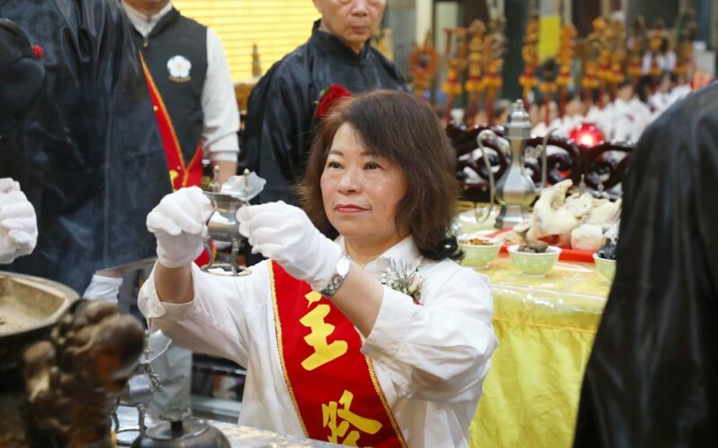 大天宮百年古禮祝壽　黃敏惠：幸福沒奇蹟、嘉義市施政八冠全國第一
