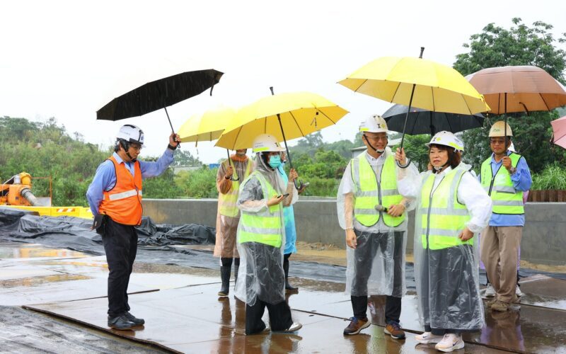 豪雨來襲不鬆懈　黃敏惠二度視察防汛：視同作戰
