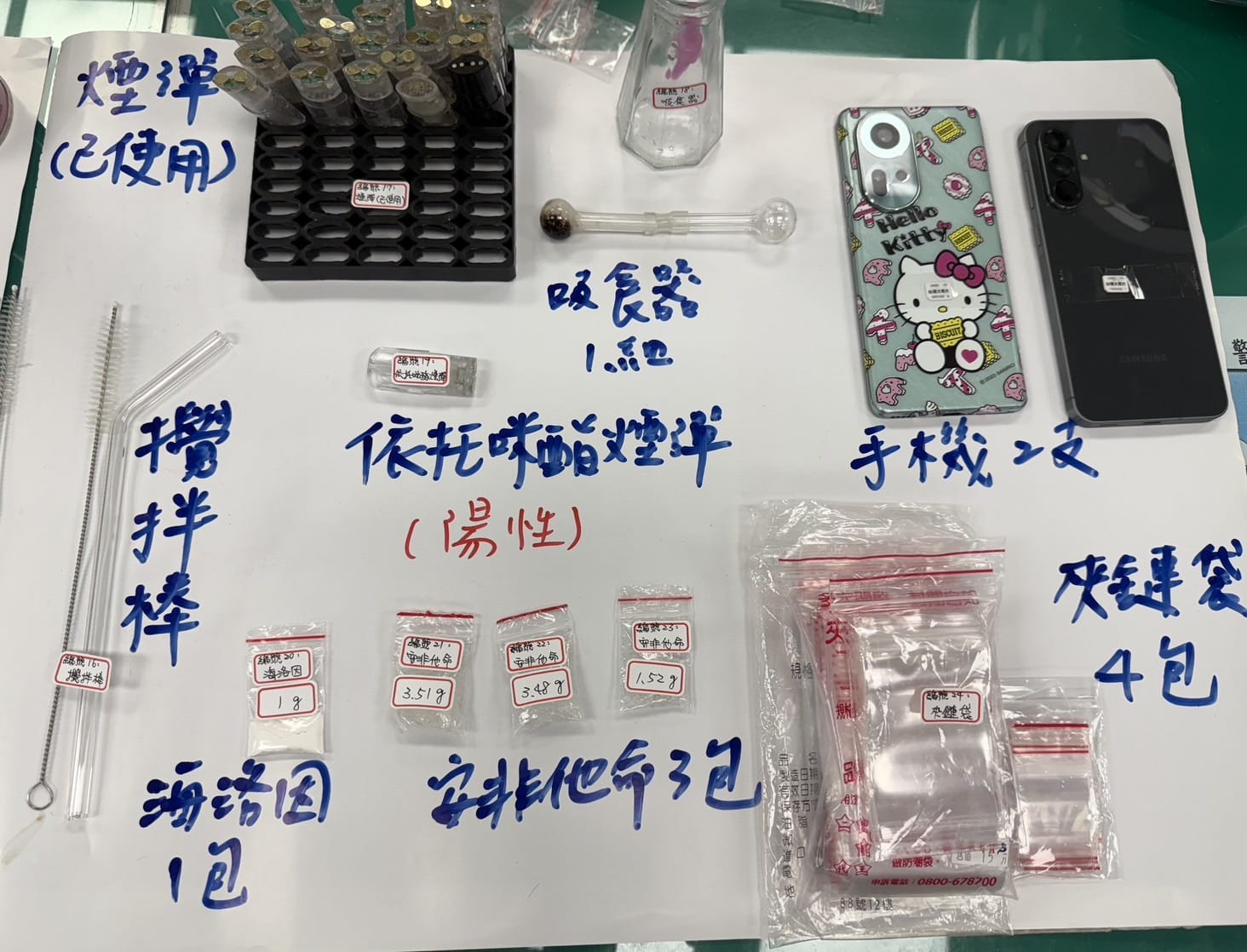 南投分局掃毒連捷　破獲分裝場毒駕酒駕多人法辦　