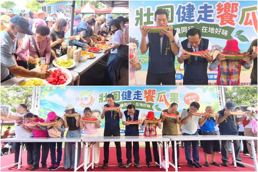 感受大地芬芳與豐收喜悅　兩千民眾到壯圍健走饗瓜果