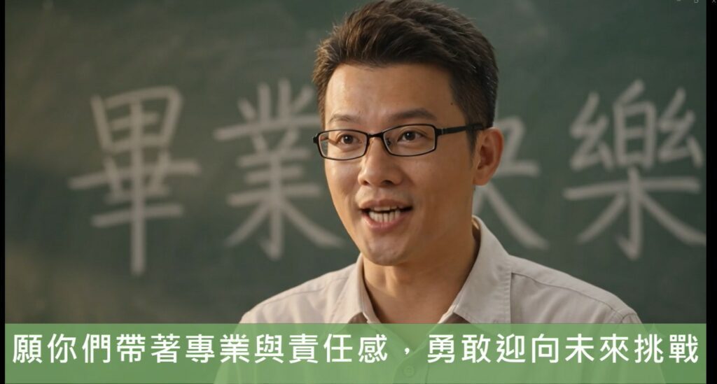 花蓮高工畢業典禮  以AI為翼航向未來