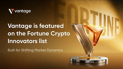 Vantage入選《財富》加密創新者榜單，彰顯跨市場交易創新實力