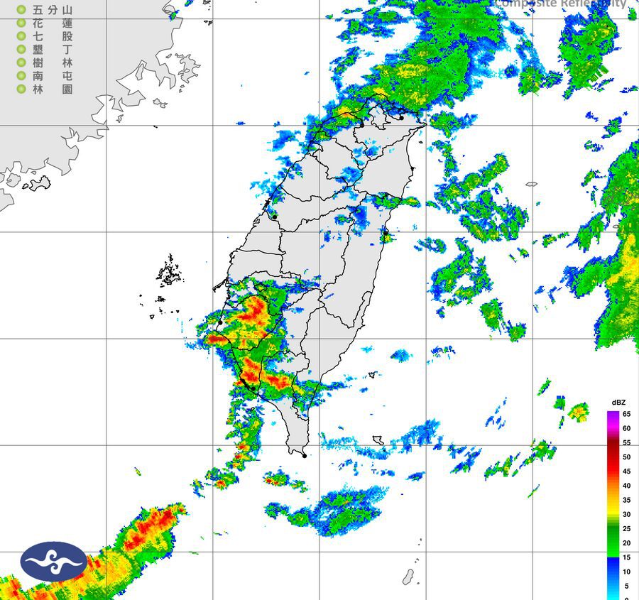 影音/0612鋒面影響 西半部有陣雨或局部雷雨及大雨 南高屏大雨特報