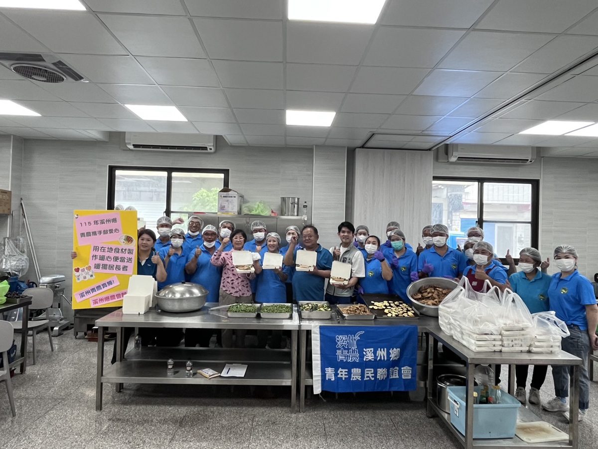 影音/溪州青農攜手獻愛心　用在地食材製作暖心便當送暖獨居長者