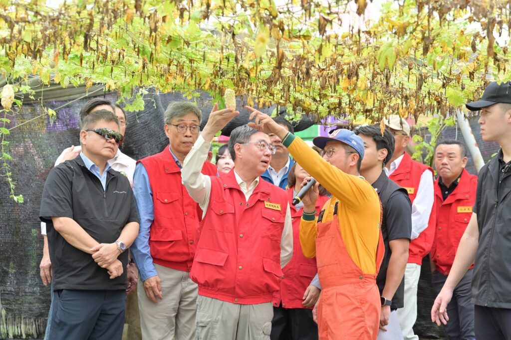 6月下旬豪雨導致農業損害　卓揆赴高屏視察指示儘速協助農民復耕復建