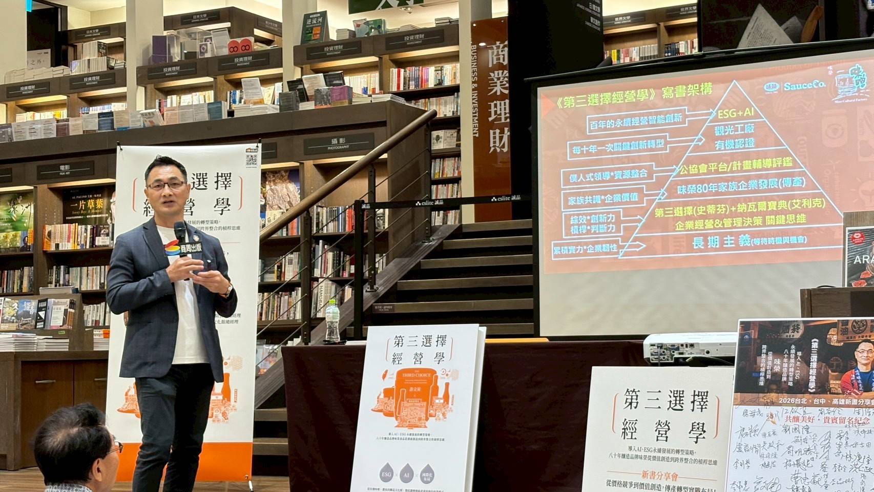【破框架、拓新局、續基業】第三代企業家許立昇《第三選擇經營學》新書分享會，實戰經驗、智慧激盪