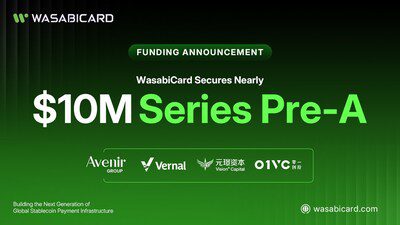 潛力獨角獸支付公司WasabiCard完成Pre-A輪融資 — 投資方包括Vernal Capital、Avenir Group、元璟資本與零一創投