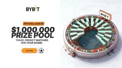 Bybit推出2026足球季活動 獎池最高100萬美元