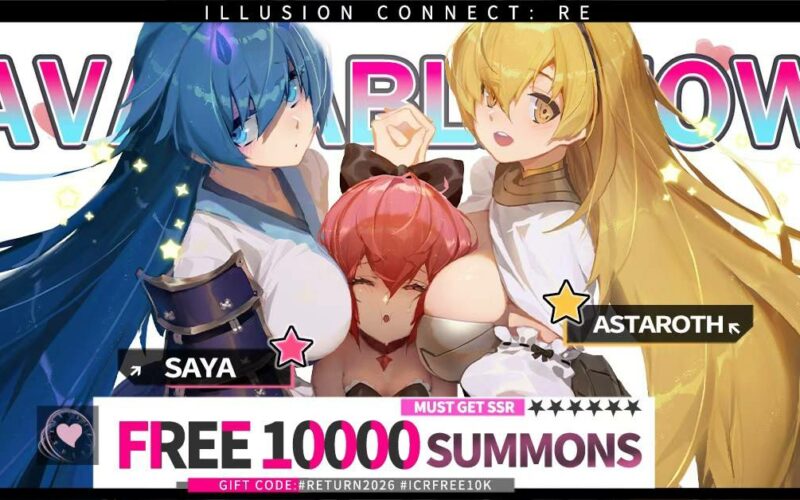 《Illusion Connect: Re》正式回歸　重返最初相遇的夢境世界　上線送 10000 抽回歸贈禮