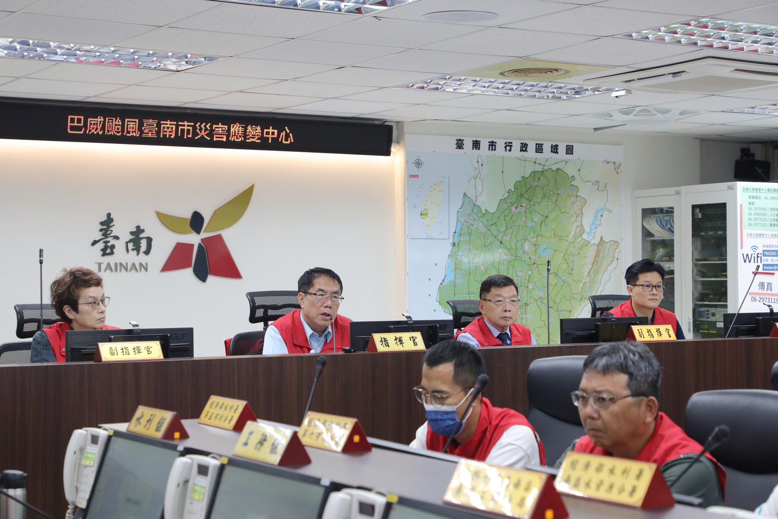 巴威颱風遠離　黃偉哲宣布台南12日正常上班上課