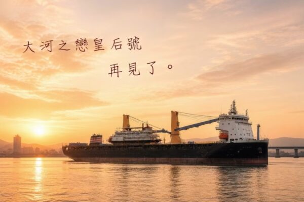 淡水河地標大河之戀皇后號退役　林湘評：船會離開，但旅遊體驗不能停
