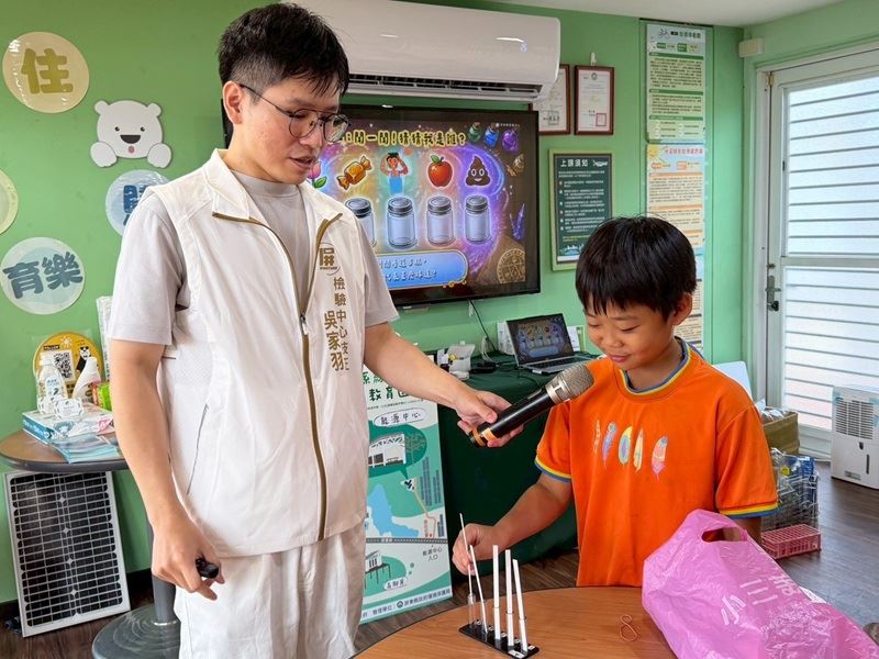 屏縣檢驗中心扎根環境教育 學童化身環境小小檢驗員