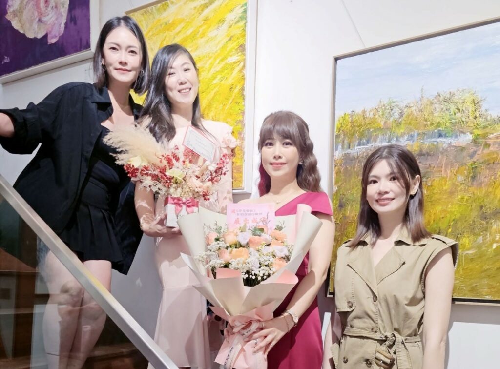 藝術與音樂交織　任怡潔《浮花夢影》創作個展開幕茶會溫馨登場