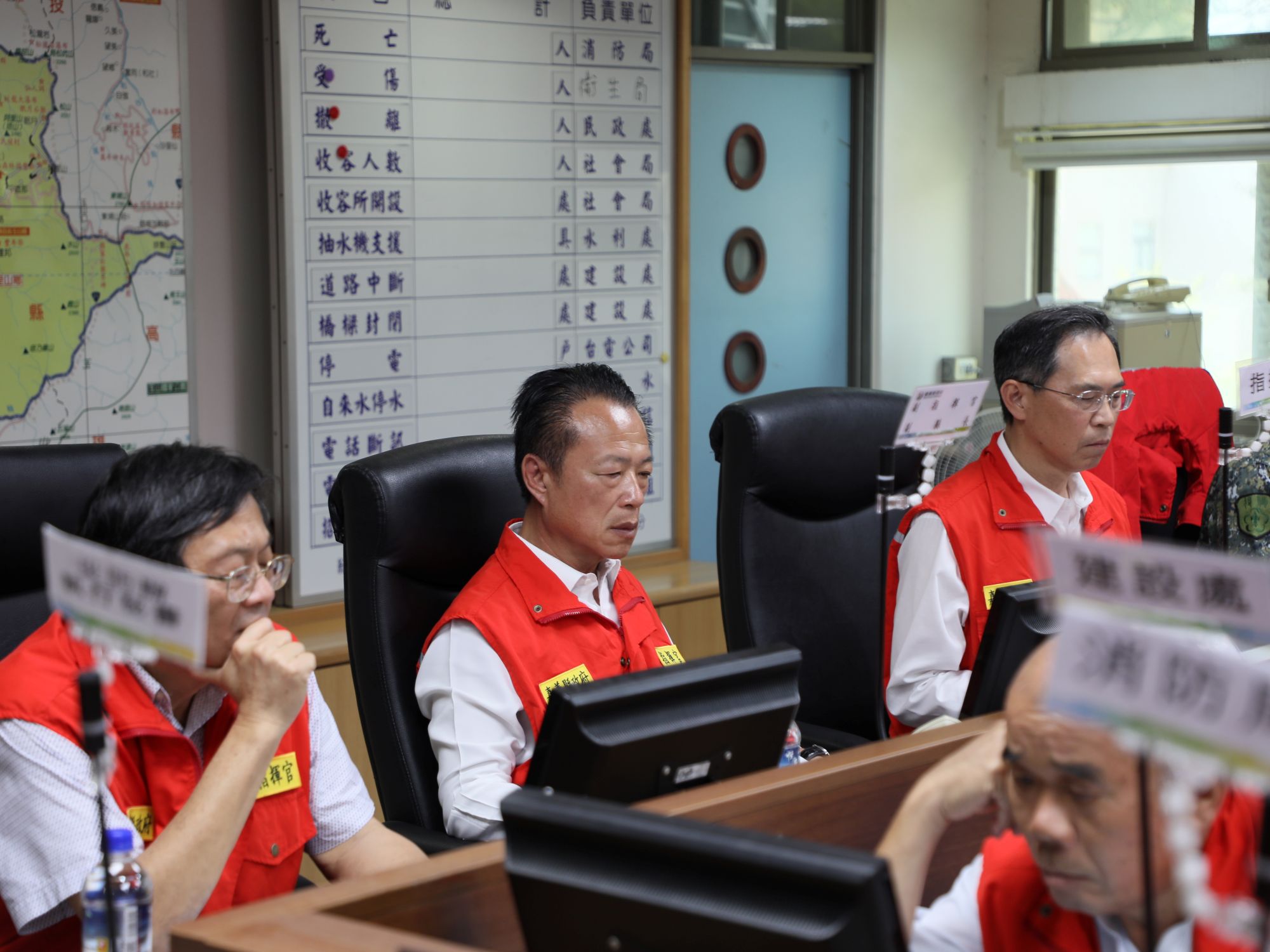 翁章梁主持巴威颱風整備會議　嚴陣以待守護縣民安全