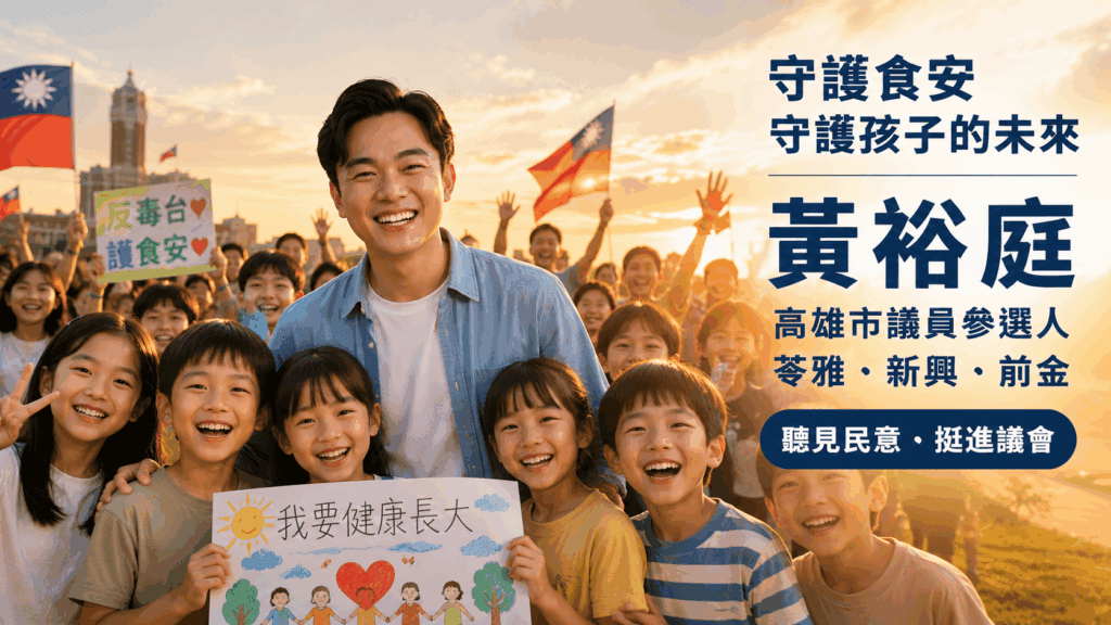 黃裕庭AI短影音號召7/25凱道護食安　籲政府正視食安與生活安全