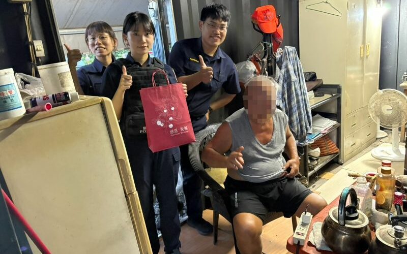 潮州警攜手實習生送暖獨居長者　暨潮州警訊