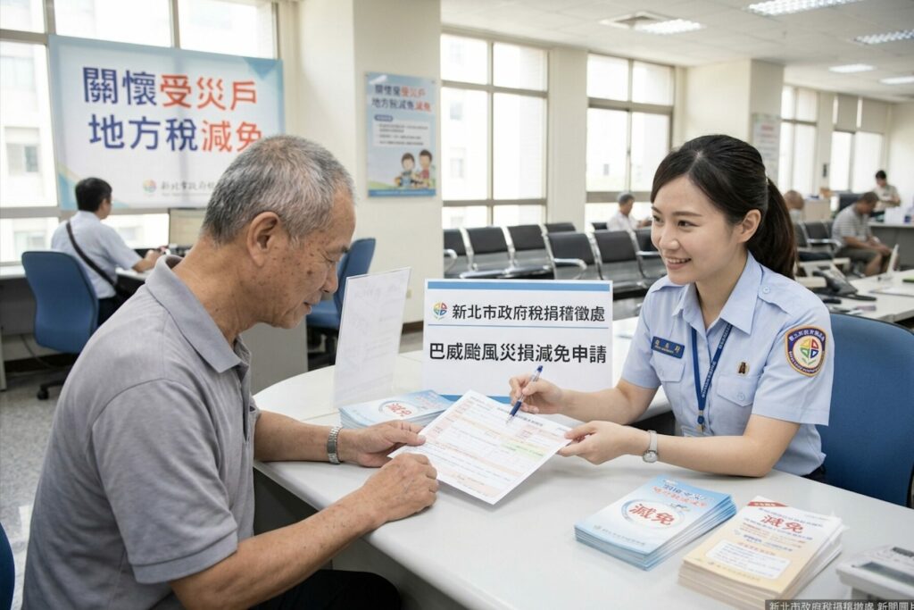 巴威颱風造成財產損失  新北市稅捐處提醒民眾可申請地方稅減免