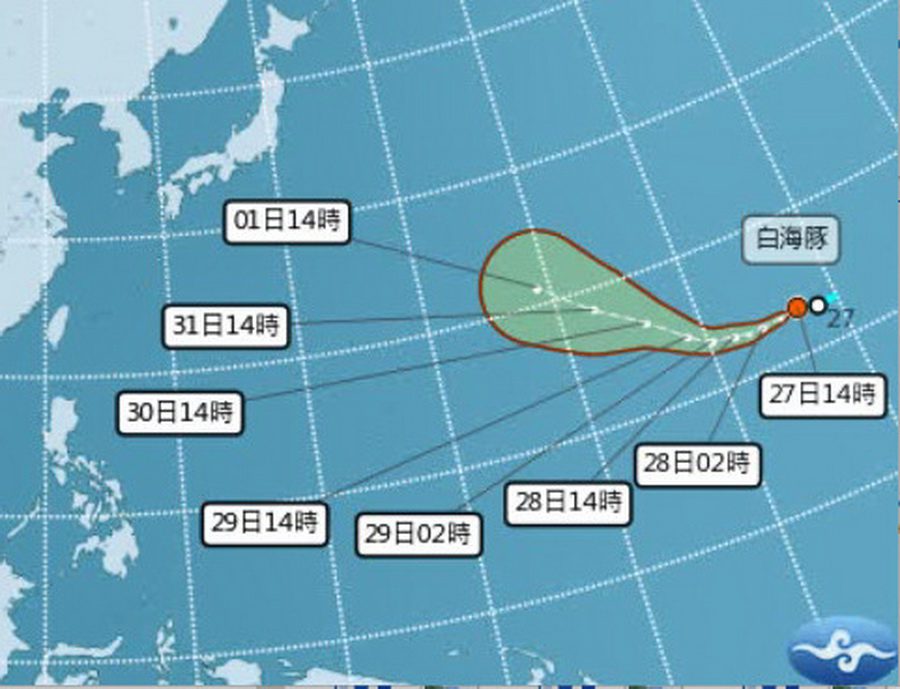 影音/20260727紅霞剛過 白海豚又冒出來