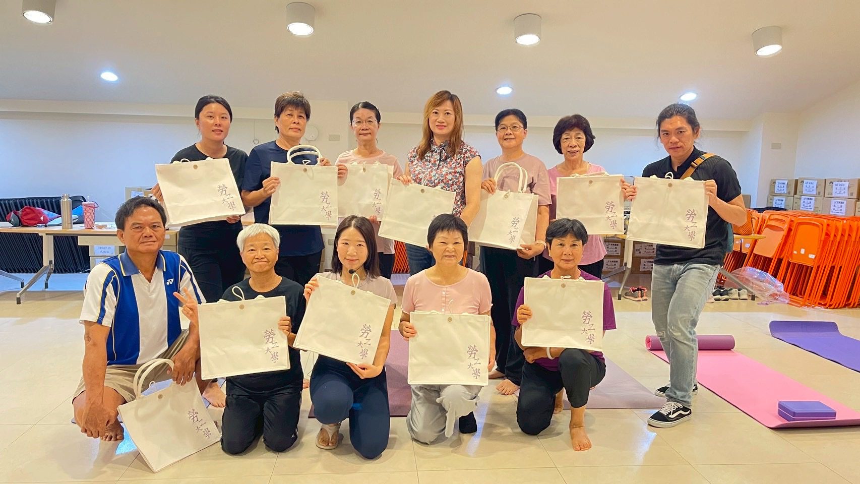 擴展東高雄多元學習領域　勞工大學「全方位伸展瑜珈」　美濃班正式開課
