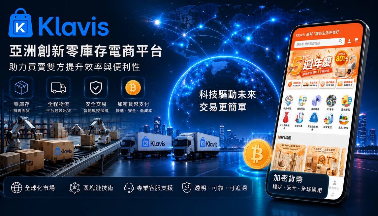 零庫存結合跨境支付　Klavis商城打造新世代電商模式