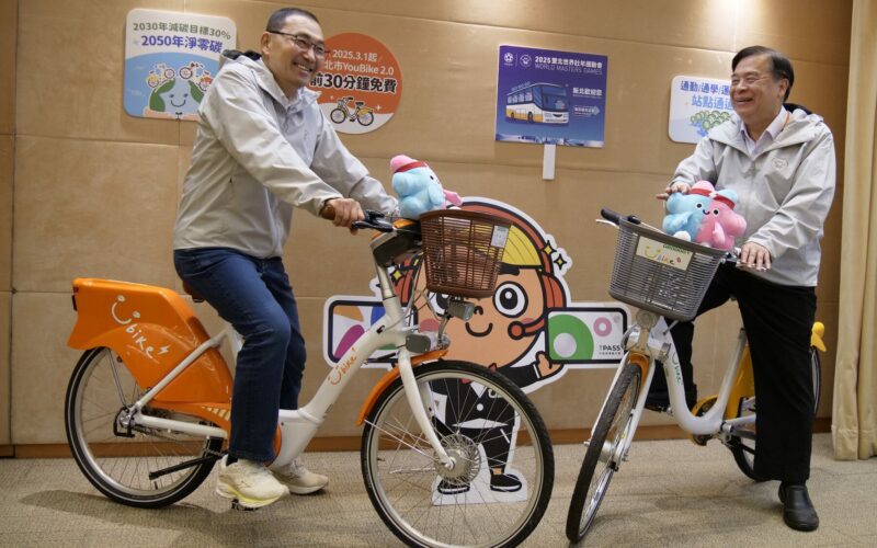 新北敬老愛心卡騎乘YouBike 2.0E享前30分鐘免費每日租借次數顯著提升