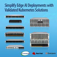 Supermicro 透過與 Red Hat 及 Everpure 合作推出經認證的 Kubernetes 設備，簡化邊緣 AI 部署