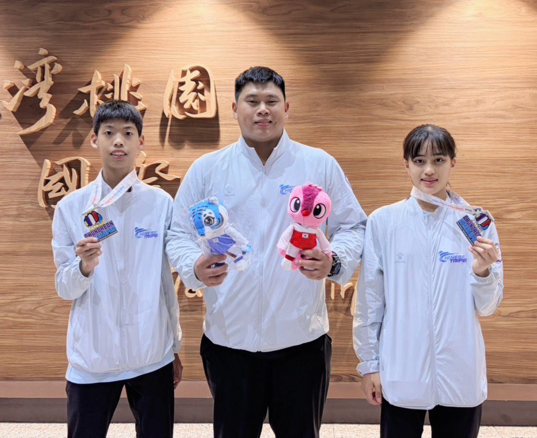 跆拳道小將王主榮摘金吉娃斯奪銀  花蓮國風國中揚威韓國春川公開賽