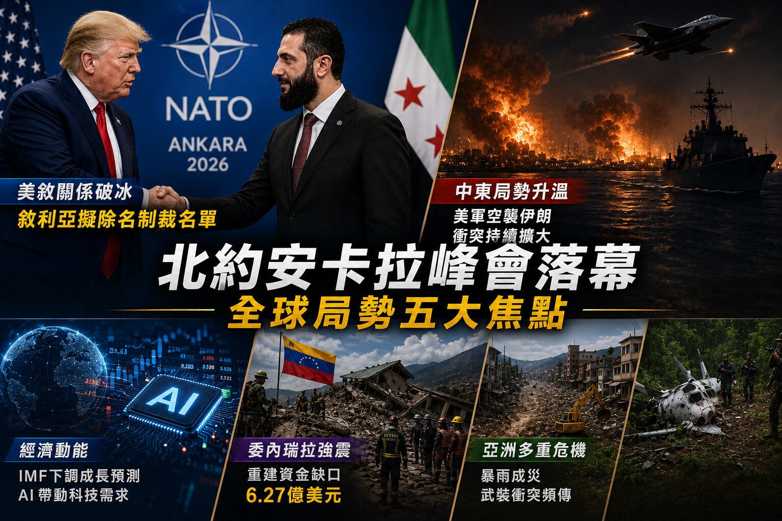 美軍持續空襲伊朗！中東戰事升溫促使IMF下調全球經濟預測