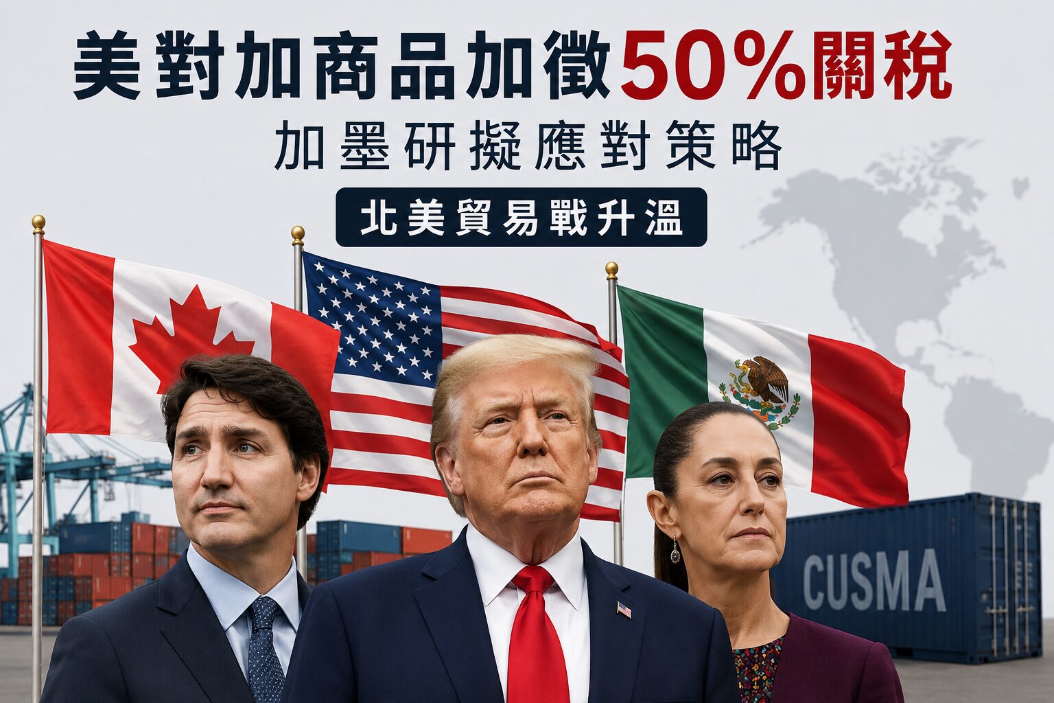 槓上川普關稅大棒！加墨緊急會談研擬聯合報復清單