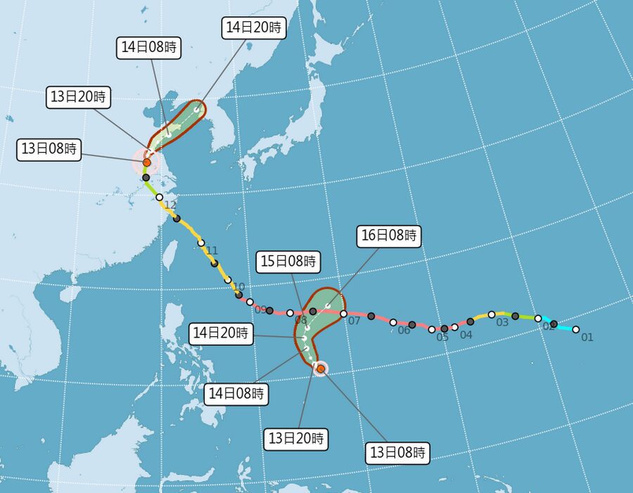 影音/0713又有新颱風！ 輕颱海神生成