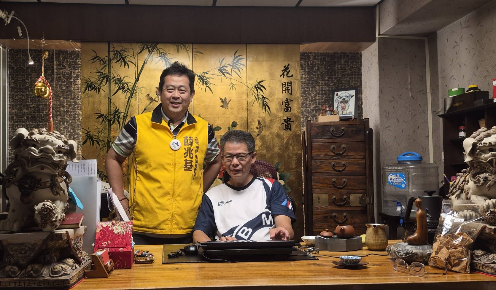 不能只鼓勵生孩子，更要支持照顧孩子的人 左楠議員參選人薛兆基拜會郭豐仁請益托育政策　倡議建立完整保母支持體系