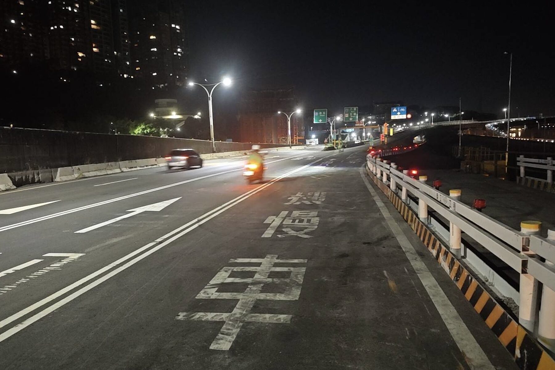 配合淡北道路橋墩施作 新北市新工處將於關渡大橋前民權路進行三階段夜間施工