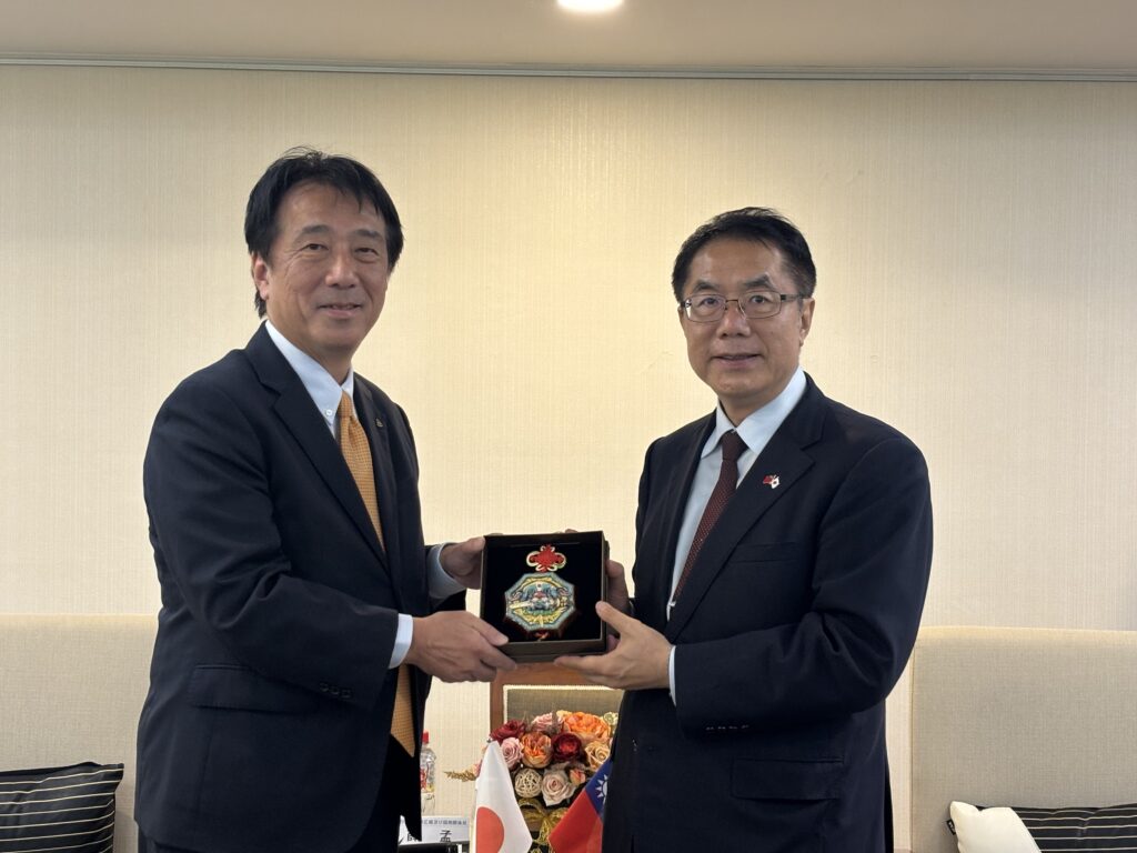 能美市訪團蒞府拜會 黃偉哲盼開展兩市交流