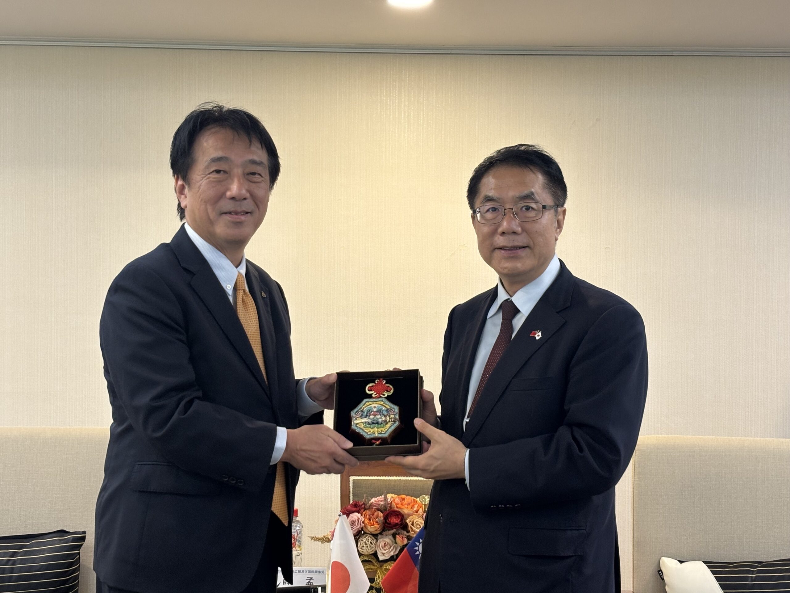 能美市訪團蒞府拜會 黃偉哲盼開展兩市交流