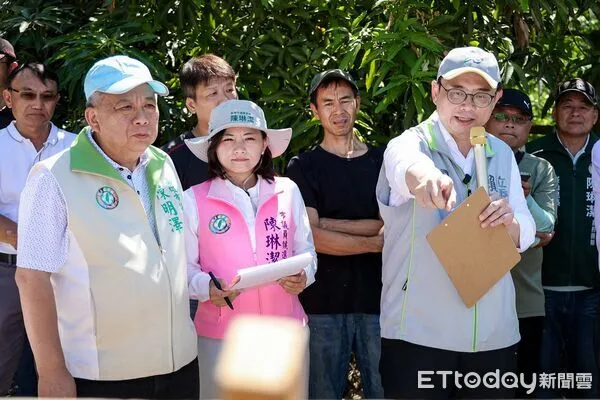 米克拉颱鋒面釀淹水！賴瑞隆會勘二仁溪　拼爭3億經費改建抽水站