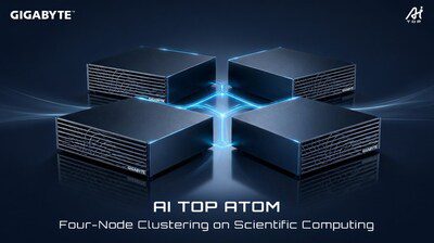 技嘉展示 AI TOP ATOM 四機串聯叢集，以科學運算驗證地端 AI 擴展能力