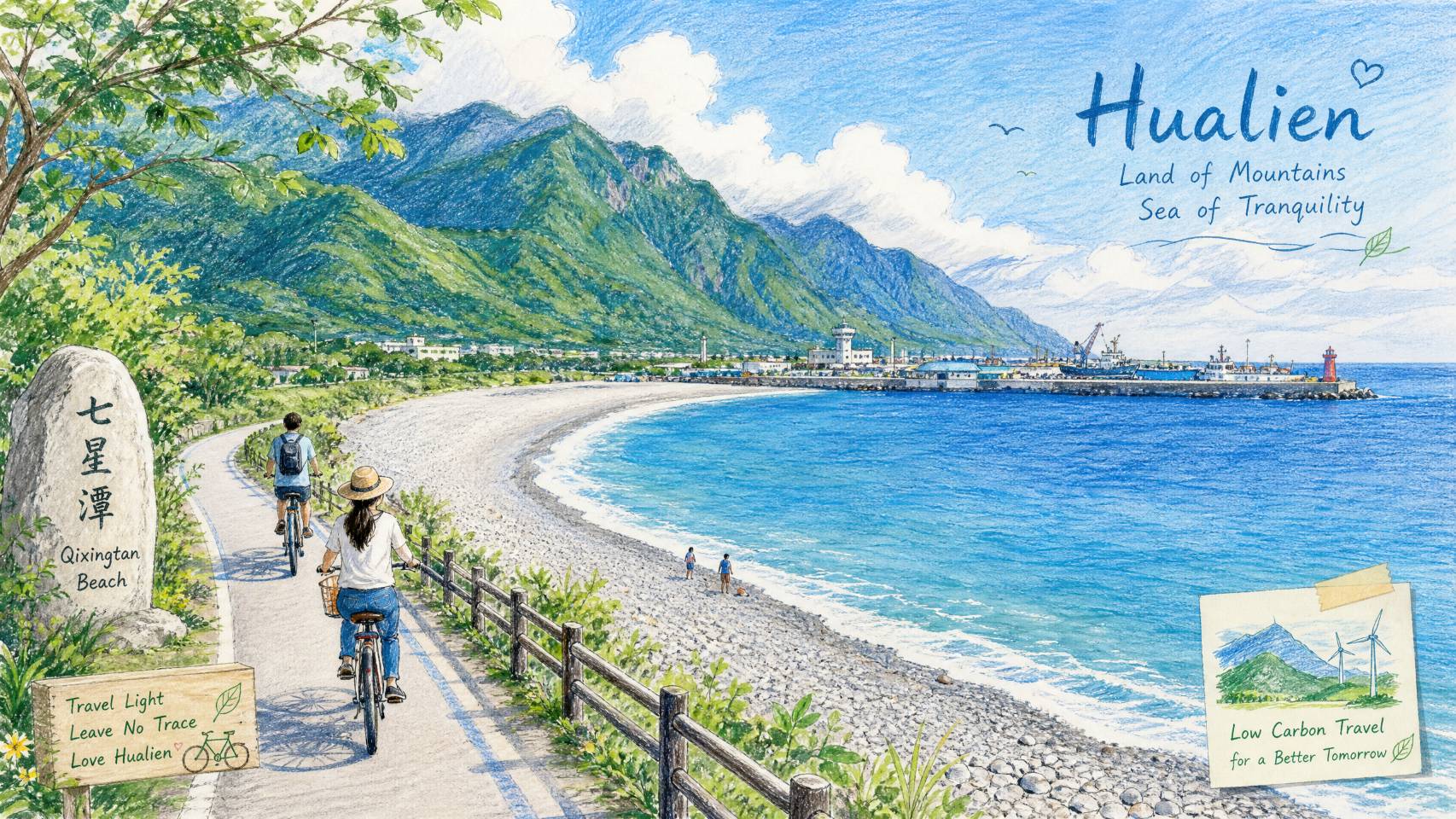 花蓮12條綠色自由行　山海之間邊旅行邊減碳