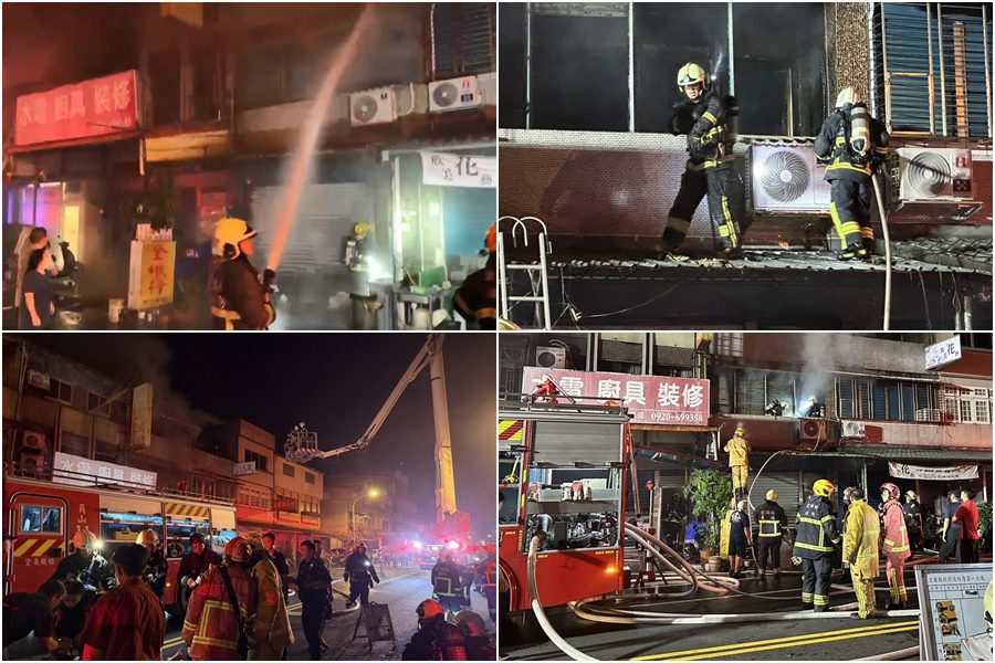 影音/宜市深夜惡火 1不治9獲救