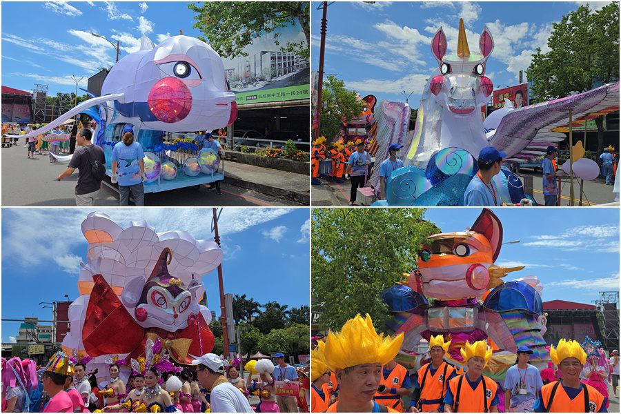 影音/羅東藝穗節四大神獸亮相 預告踩街大遊行即將精彩登場