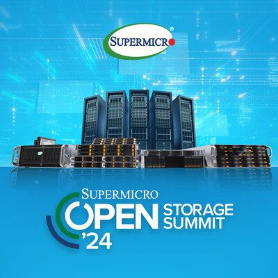 媒體快訊：Supermicro 宣佈 2024 年開放式儲存高峰會將於 8 月 13 日隆重登場