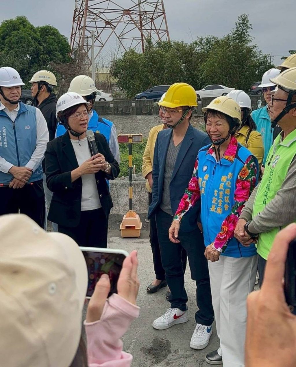 田尾鄉清水溪正義橋護岸崩塌災後復建 謝典霖盯緊進度：安全恢復是最重要的事