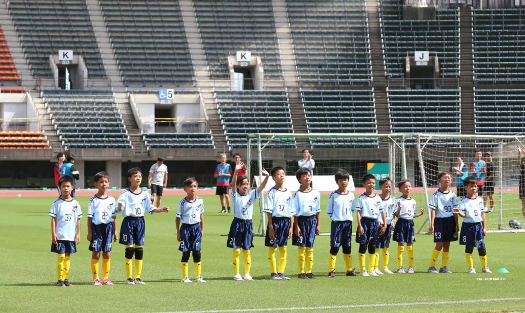 竹縣府與新竹榮耀HSINCHU Glory冠名足球交流賽  熊本熱血開踢