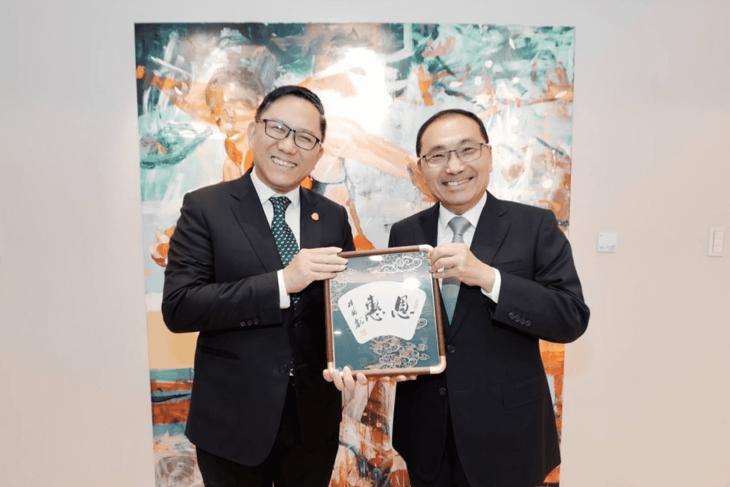 星國市長任梓銘拜會侯友宜     交流城市治理經驗     共盼台星關係再深化