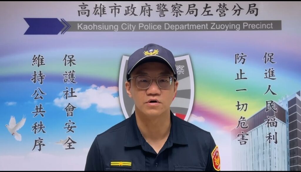 小客車違規駛上人行道左營警分局調查