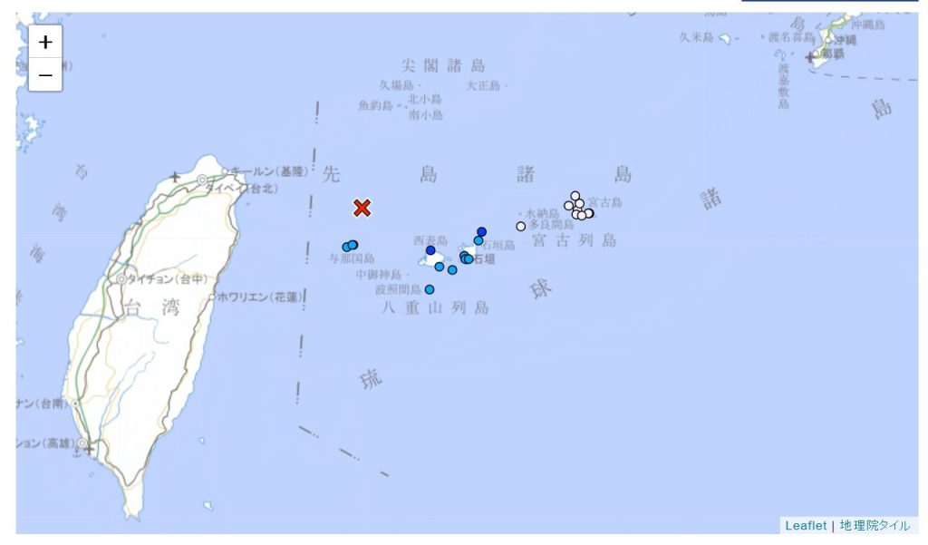 深夜日本嶼那國島北北東附近海域規模5.9地震  幾乎全台有感
