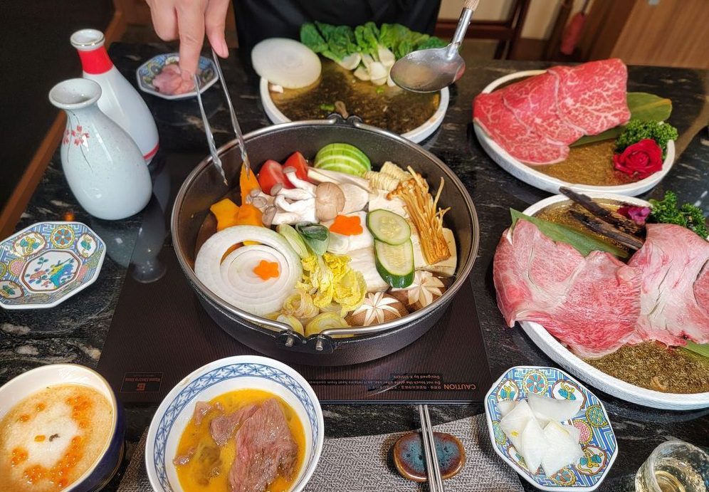 關西風極致享受!台北竟然吃得到這一味「橋山壽喜燒」百年日本風味端上桌