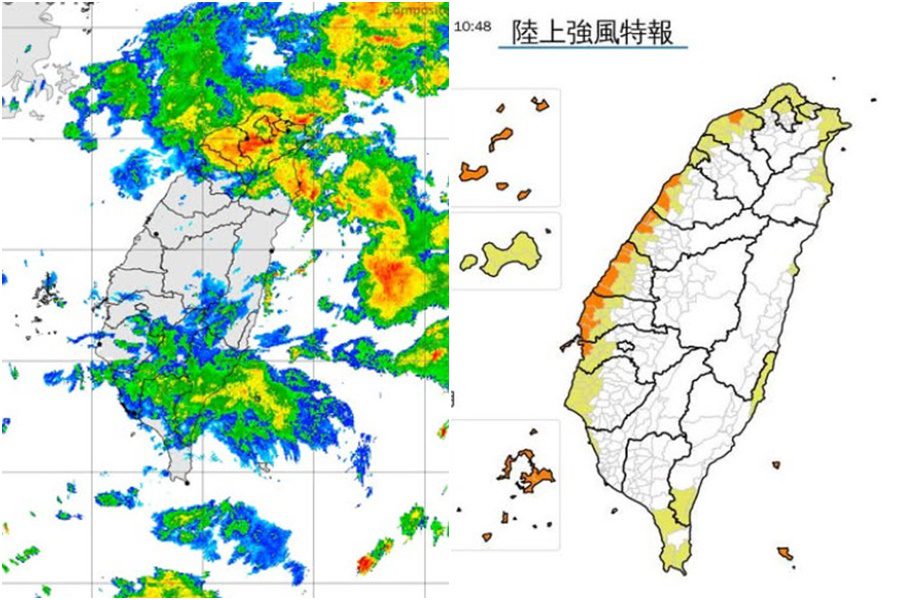 影音/東北季風及風神環流發威 豪雨強風特報連發