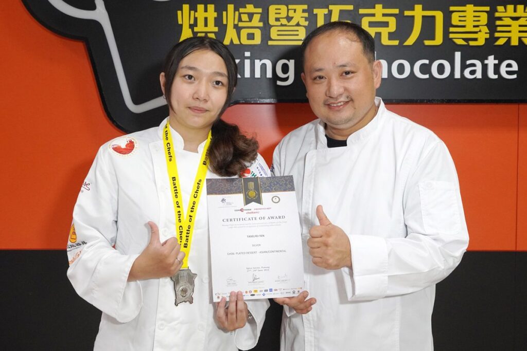 影音/大葉大學烘焙飲調學程　檳城廚藝賽勇奪銀牌