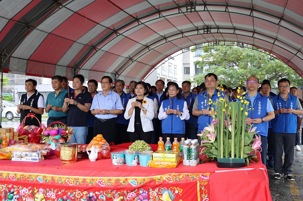 國慶焰火祈福祭典　張麗善率縣府團隊祈求順利