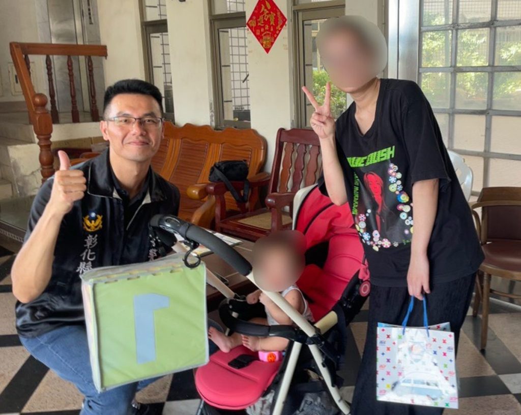 越南學生異鄉生子  芳苑警溫馨關懷促成最美外交